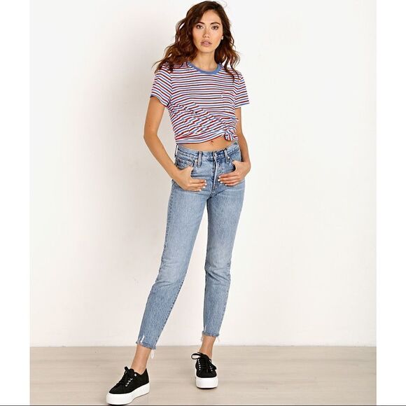 LEVI'S Wedgie Icon Fit Jeans Shut Up (Size:30) - Picture 16 of 16